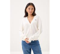 Vêtements Lacoste Gilet AF4143 pour Femme 38 Blanc