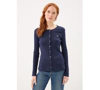 Vêtements Lacoste Gilet TF9866 pour Femme 36 Bleu