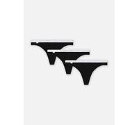 Vêtements Lacoste Lot de 3 strings 8F1341 pour Femme M Noir