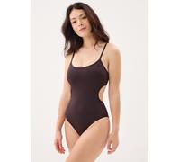 Vêtements Lacoste Maillot De Bain MF9882 pour Femme 42 Marron