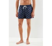 Maillot de bain Lacoste Monogram Crocodile bleu marine vert - L