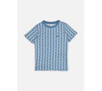 Vêtements Lacoste Monogram Print Tee pour Enfant 10A Bleu