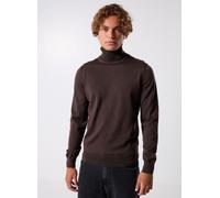 Lacoste - Pull Col Roulé en Laine Mérinos - Homme - Pulls - Brun - Taille: S