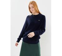 Vêtements Lacoste Pull femme Lacoste col rond en laine pour Femme 42 Bleu