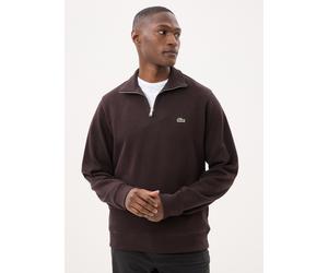 Vêtements Lacoste Pull ML Demi-Zip SH1927 pour Homme L Marron