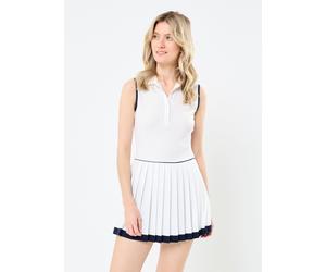 Vêtements Lacoste Robe polo ensemble Lacoste EF8582 pour Femme 44 Blanc