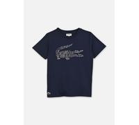 Vêtements Lacoste Script Croc Graphic Tee pour Enfant 10A Bleu