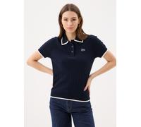 Vêtements Lacoste Sweaters Polo F9430 pour Femme 34 Bleu