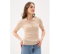 Vêtements Lacoste Sweaters Polo Tricot AF9984 pour Femme 36 Beige