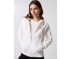 Vêtements Lacoste Sweatshirt Zippe SF5256 pour Femme 40 Blanc