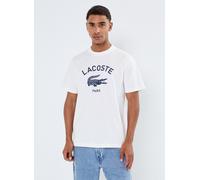 Vêtements Lacoste T-shirt classic fit imprimé signature pour Homme S Blanc