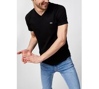 Vêtements Lacoste T-shirt col V en jersey de coton pour Accessoires XL Noir