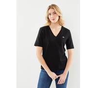 Vêtements Lacoste Tee Shirt col V TF7300 pour Femme 44 Noir