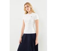 Vêtements Lacoste Tee Shirt TF5538 pour Femme 36 Blanc