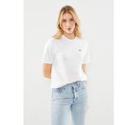 Lacoste T-shirt femme TF7215 Relaxed Fit logo manches courtes blanc 38