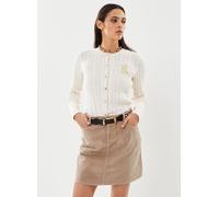 Vêtements Lauren Ralph Lauren Cardigan torsadé en coton pour Accessoires M Blanc