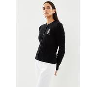 Vêtements Lauren Ralph Lauren Cardigan torsadé en coton pour Accessoires XL Noir