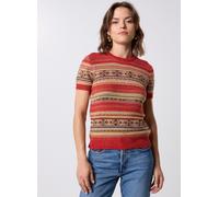 Vêtements Lauren Ralph Lauren Eyelah-Short Sleeve-Pullover 200971321001 pour Femme S Rouge