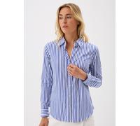 Vêtements Lauren Ralph Lauren Jamelko-Long Sleeve-Button Front Shirt 200970765001 pour Femme L Bleu