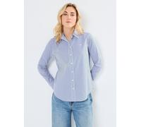 Vêtements Lauren Ralph Lauren Jamelko-Long Sleeve-Button Front Shirt pour Femme S Bleu