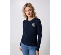 Vêtements Lauren Ralph Lauren Montiva-Long Sleeve-Pullover 20093222300 pour Femme L Bleu