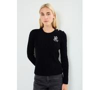 Lauren Ralph Lauren Pull-over noir / argent, Taille XL