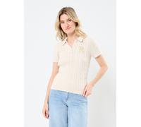 Vêtements Lauren Ralph Lauren Natrissa-Short Sleeve-Pullover pour Femme L Blanc