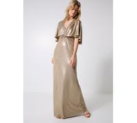 Vêtements Lauren Ralph Lauren Phinya-Short Sleeve-Gown 253976971001 pour Femme 36 Or et bronze