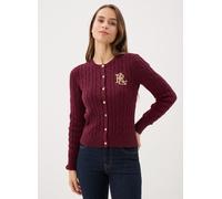 Vêtements Lauren Ralph Lauren Ralhan-Long Sleeve-Cardigan pour XL Bordeaux
