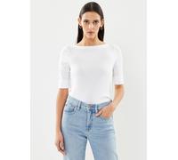 Vêtements Lauren Ralph Lauren T-shirt en coton stretch pour Femme XS Blanc