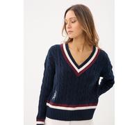 Vêtements Lauren Ralph Lauren Tedurph-Long Sleeve-Pullover pour Femme S Bleu