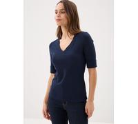 Vêtements Lauren Ralph Lauren V Judy-Elbow Sleeve-Knit pour L Bleu