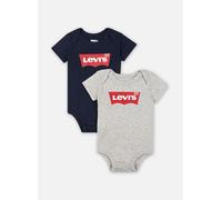 Vêtements Levi's 0243 - Batwing 2Pk Bodysuit pour Accessoires 6 - 12M Gris