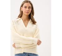 Vêtements Levi's® Bianca Crochet Polo Sweater-0059W pour Femme XS Blanc