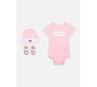 Vêtements Levi's Body manches courtes Classic Batwing Infant Hat, Bodysuit, Bootie Set 3Pc pour Accessoires 0 - 6M Rose