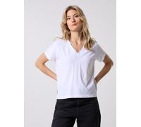 Levi´s ® Boxy Short Sleeve V Neck T-shirt Blanc S Femme