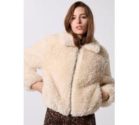 Vêtements Levi's ELLE SHERPA JACKET NEUTRALS pour Femme M Blanc