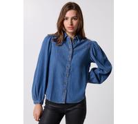 Vêtements Levi's® JOURNEY WSTRN FSHN SHIRT MED INDIGO - FLAT FINISH pour Femme L Bleu
