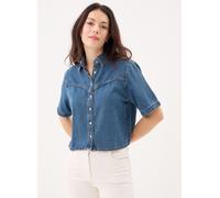 Levi´s ® Logan Short Sleeve Shirt Bleu XS Femme