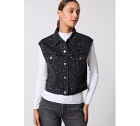 LEVI'S ® Gilet 'Shrunken '90s Trucker Vest' noir denim, Taille XS