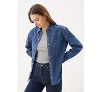 Levi's Chemise Western TEODORA MED Indigo Worn S Bleu