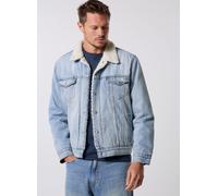 Vêtements Levi's TYPE 3 SHERPA TRUCKER LIGHT INDIGO - WORN IN pour Accessoires M Bleu