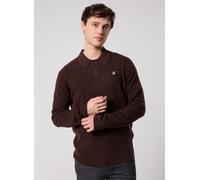 Vêtements Lyle & Scott Lambswool Blend Rugby Jumper pour Homme M Marron