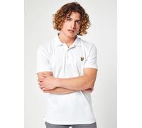 Lyle & Scott Polo uni manches courtes Blanc XL Homme