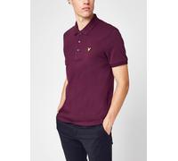 Vêtements Lyle & Scott Plain Polo Shirt pour Homme XL Bordeaux