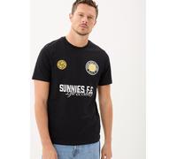 Vêtements Lyle & Scott Sunnies Fc Graphic T-Shirt pour Accessoires M Noir