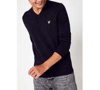 Vêtements Lyle & Scott V Neck Cotton Merino Jumper pour Accessoires S Noir