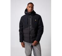 Vêtements Lyle & Scott Wadded Hybrid Jacket pour Homme M Noir
