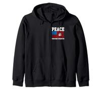 Vêtements militaires patriotiques pour la paix par la force Sweat à Capuche