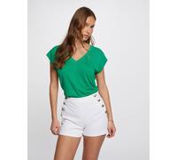 MORGAN Femme Short Boutons 241-SHIVAL1/OFF WHITE/44